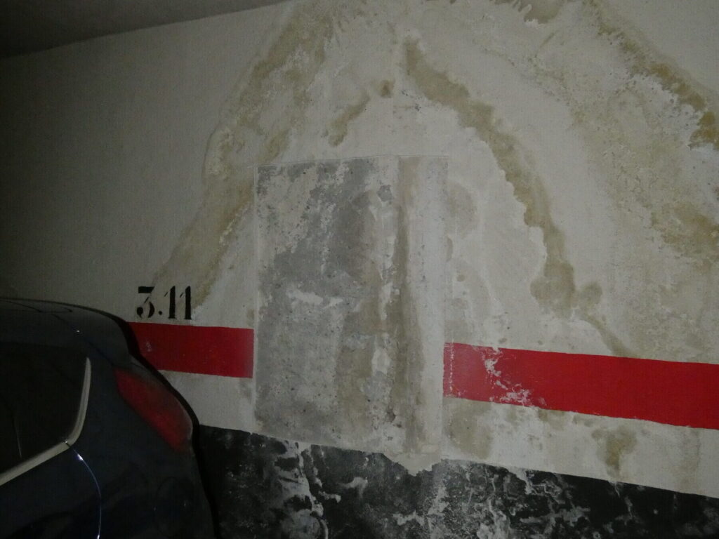 humedades por filtración en garajes Getafe